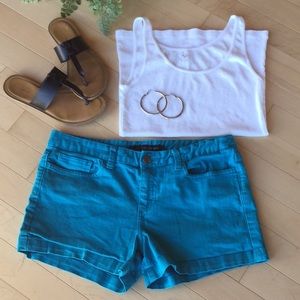 Calvin Klein Blue Five Pocket Shorts